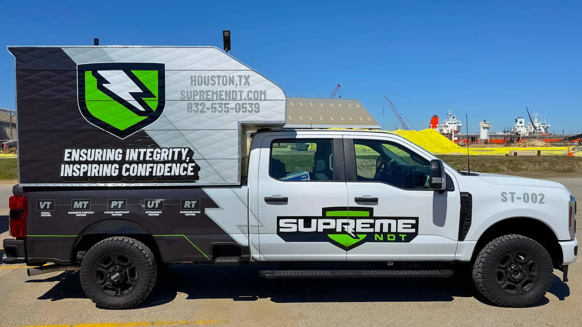 Supreme NDT branded truck