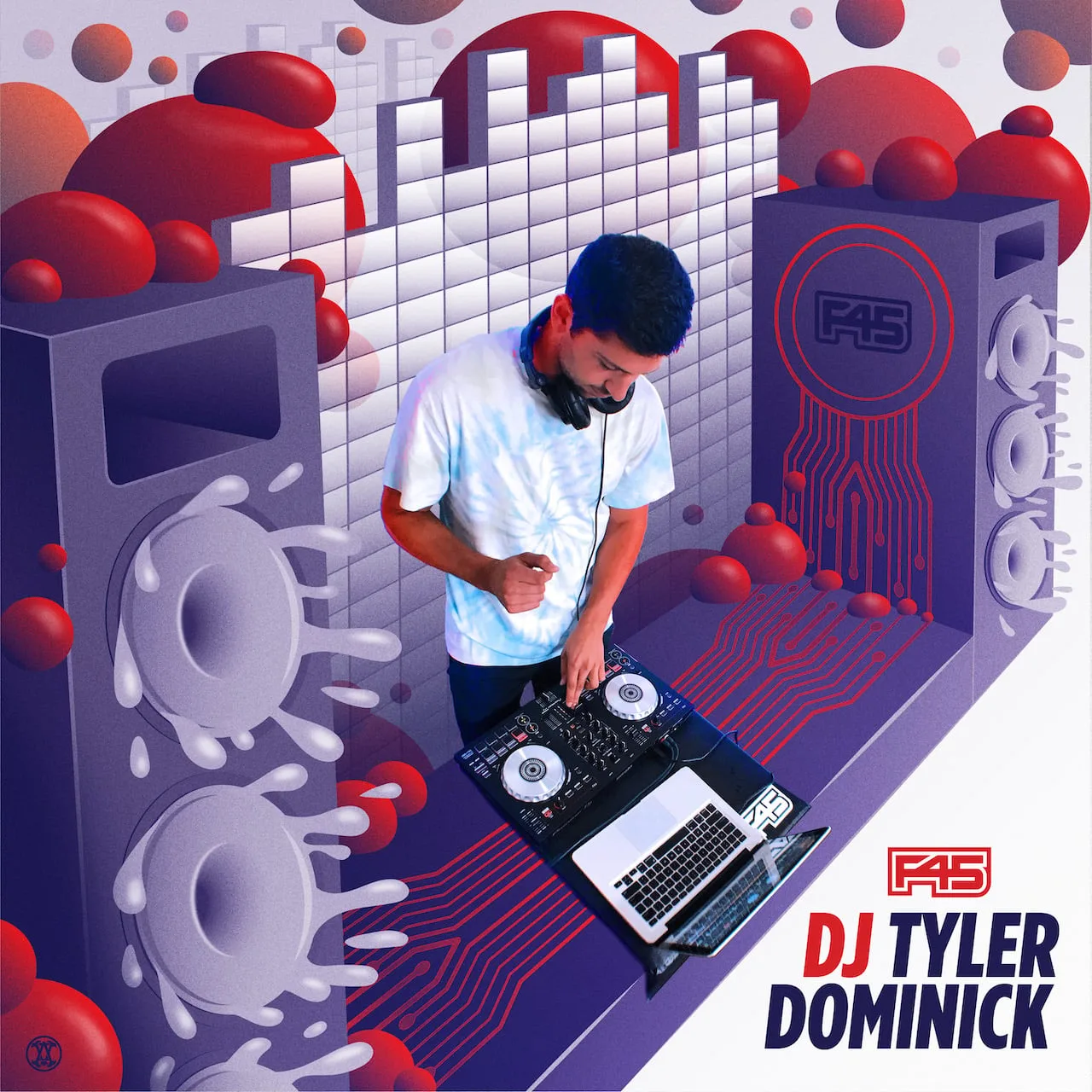 DJ Tyler Dominick illustration