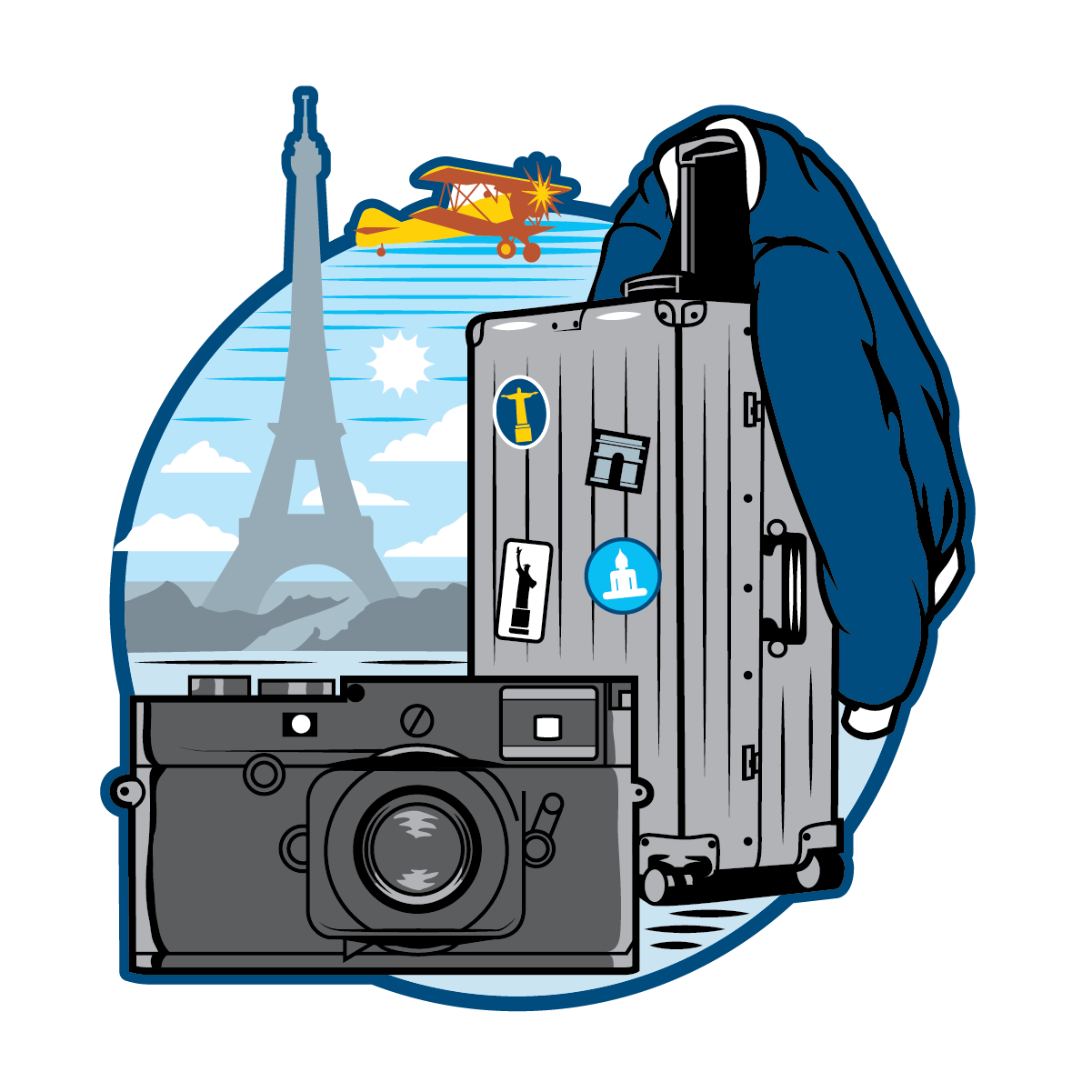 Pin illustrations — set one