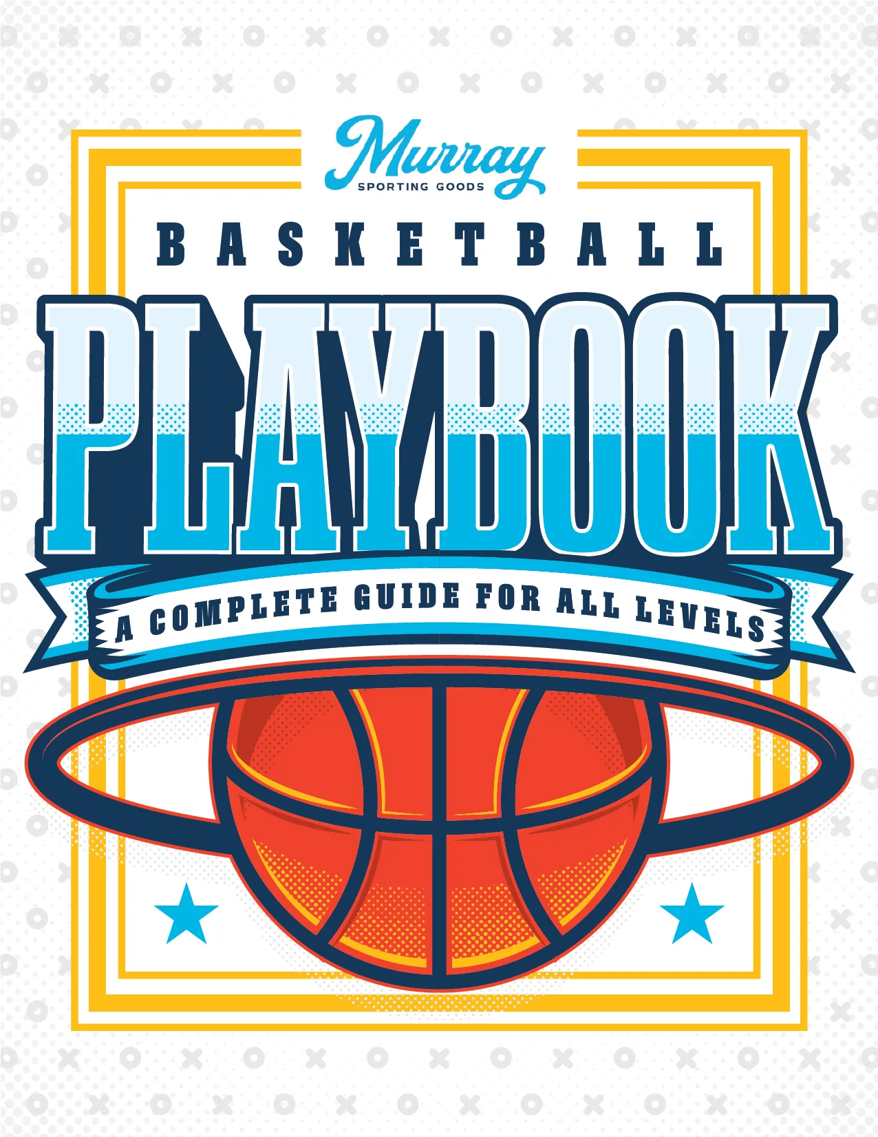 Basketball playbook cover — red