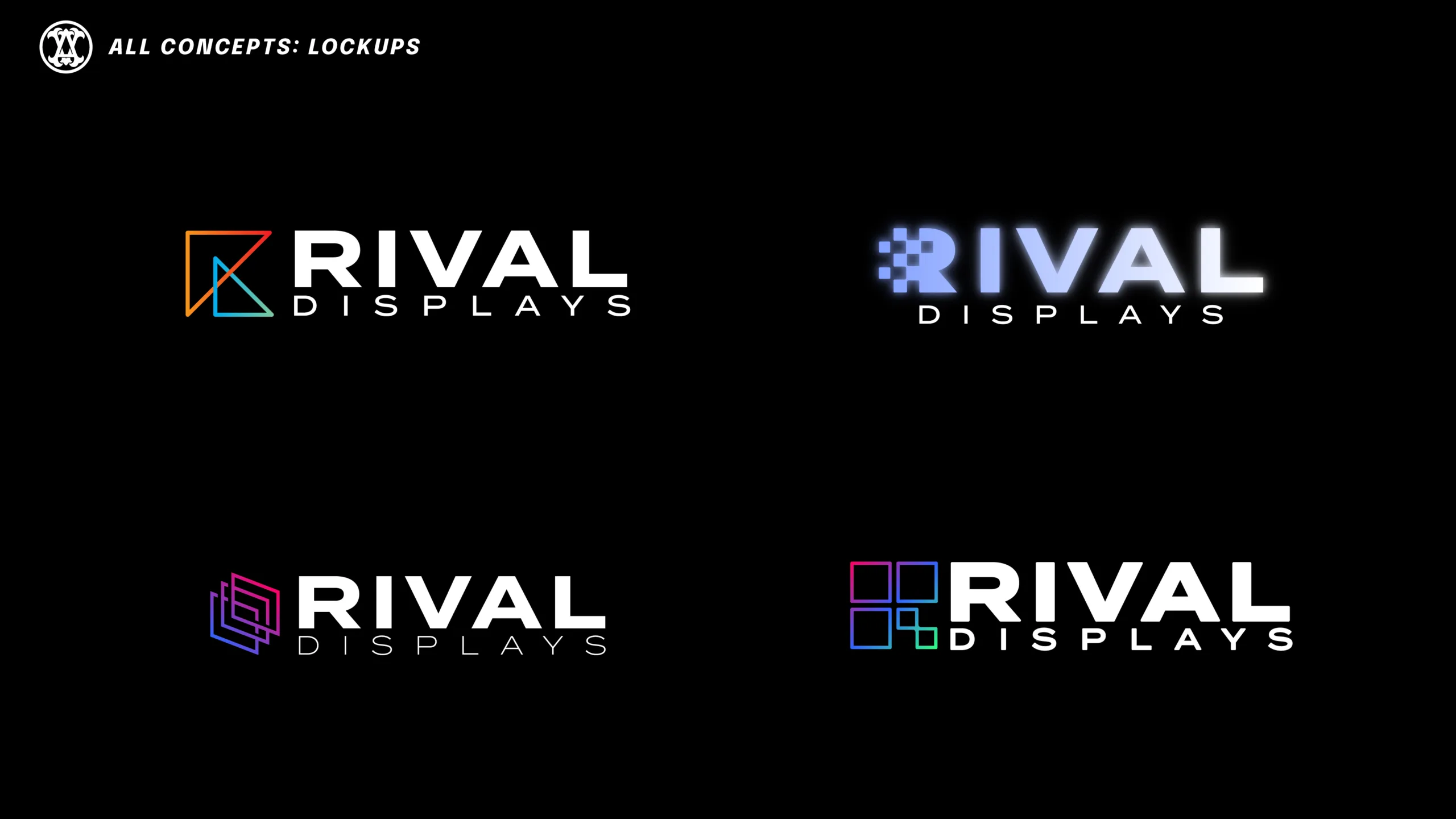 All logo lockup concepts
