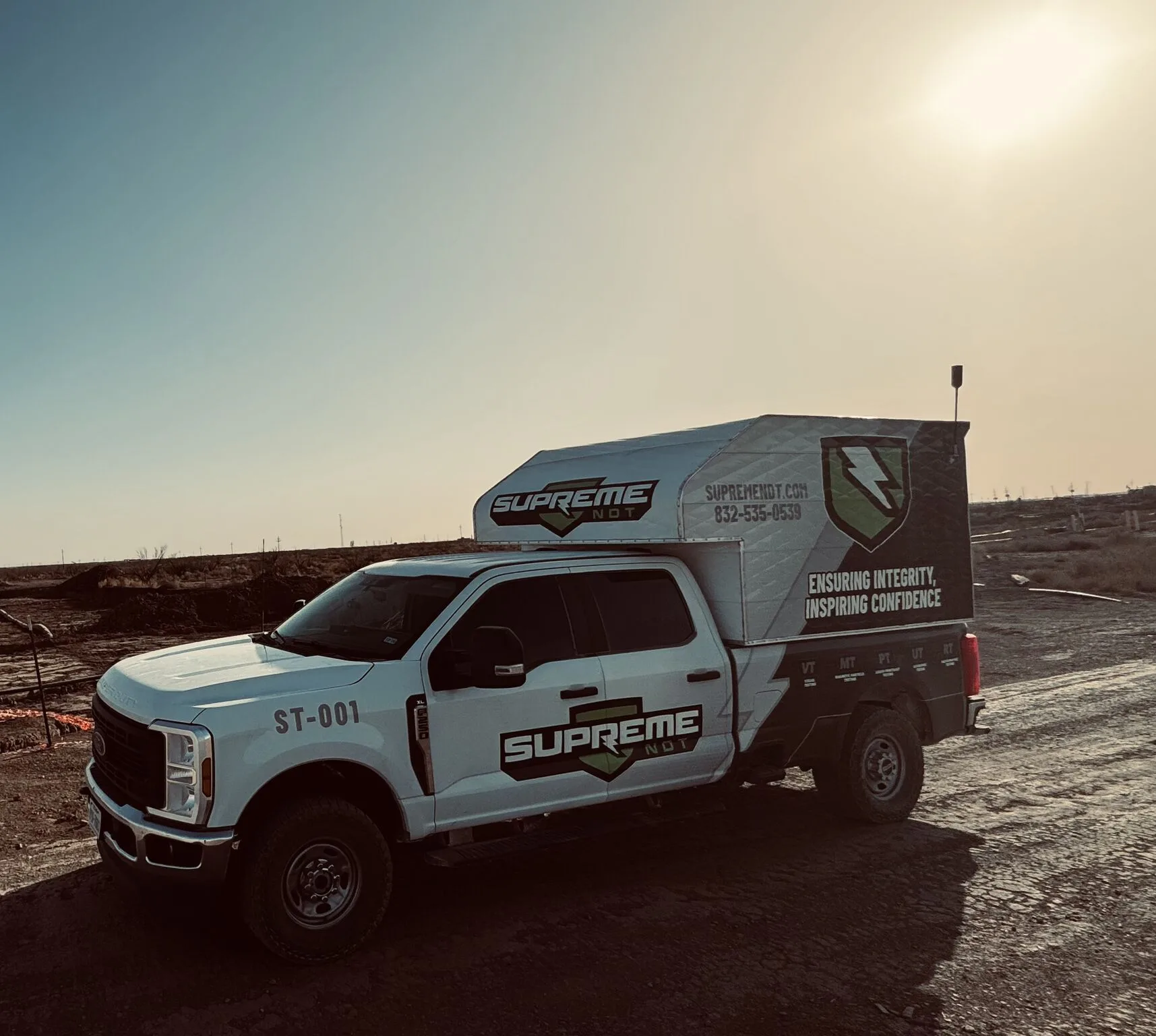Supreme NDT truck rear